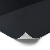 Minimalistische Beton & Rood Licht Poster (Hoek)