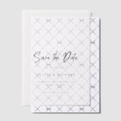 Minimalistische Bewaar De Datum Vellum Uitnodiging (Offset (Uitnodiging))