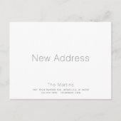 Minimalistische bewegende aankondiging in wit en g (Voorkant)