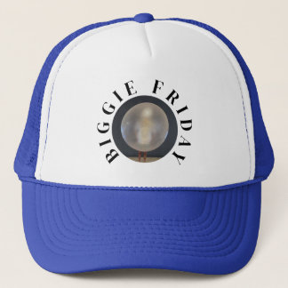 Minimalistische "Biggie Friday" Tekst en Aangepast Trucker Pet