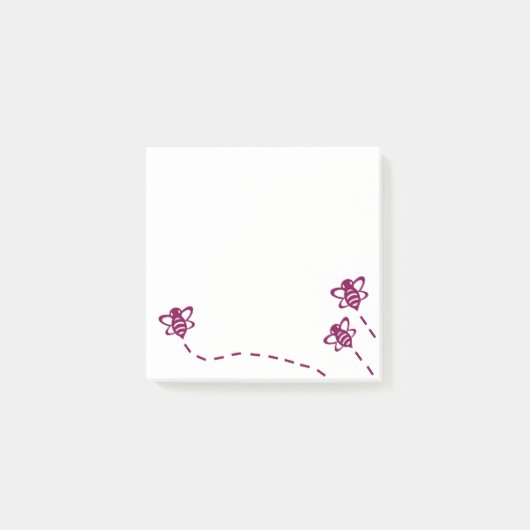 Minimalistische Bij Sticky Notes - Dagelijks Gebru (Voorkant)