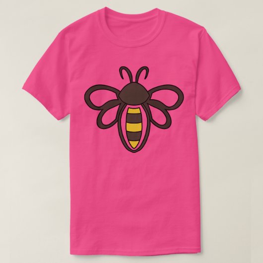minimalistische bij t-shirt (Design voorkant)