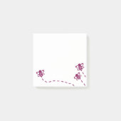 Minimalistische bijen sticky notes - dagelijks geb (Voorkant)