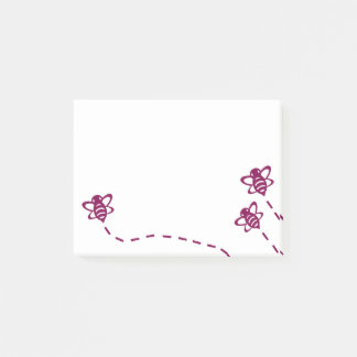Minimalistische bijen sticky notes - dagelijks geb