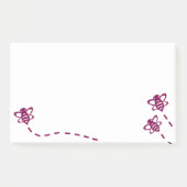 Minimalistische bijen sticky notes - dagelijks geb (Voorkant)