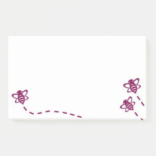 Minimalistische bijen sticky notes - dagelijks geb