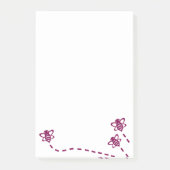 Minimalistische bijen sticky notes - dagelijks geb (Voorkant)