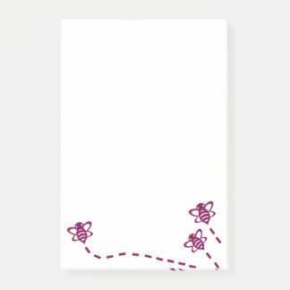 Minimalistische bijen sticky notes - dagelijks geb