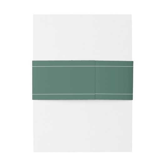 Minimalistische bijtende bruine jacht uitnodigingen wikkel (Achterkant Voorbeeld)