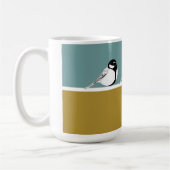 Minimalistische Bird Design Mok (Links)