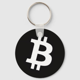 Minimalistische Bitcoin-sleutelhanger Sleutelhanger