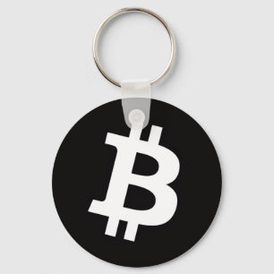Minimalistische Bitcoin-sleutelhanger Sleutelhanger