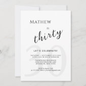 Minimalistische Black Age overlay script Volwassen Kaart (Voorkant)