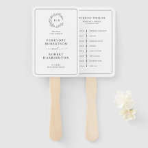 Minimalistische Black and White Leaf Wedding Timel