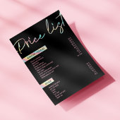 Minimalistische Black Beauty prijslijst