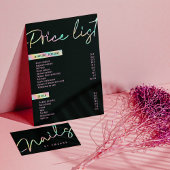 Minimalistische Black Beauty prijslijst