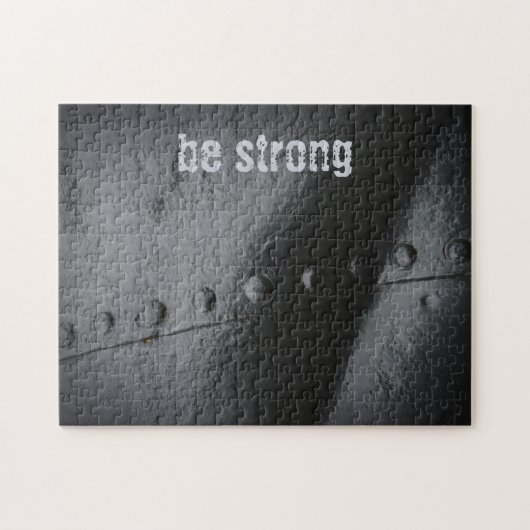 Minimalistische black metal legpuzzel (Horizontaal)