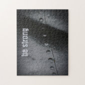 Minimalistische black metal legpuzzel (Verticaal)