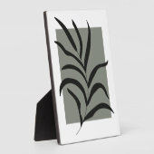 Minimalistische bladeren fotoplaat (Zijkant)