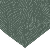 Minimalistische bladeren groene Natuur Neutraal Pa Lange Tafelloper (Hoek)