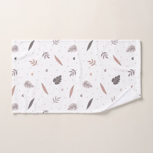 Minimalistische bladeren patroon badhanddoek set bad handdoek (Handdoek)