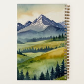Minimalistische blanco schetsboek notitieboek (Achterkant)