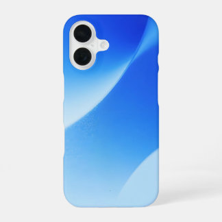 Minimalistische Blau Verlopen iPhone 16 Hoesje