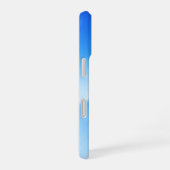 Minimalistische Blau Verlopen iPhone 16 Hoesje (Rechterkant)