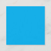 Minimalistische blauw en wit professionele moderne informatiekaartje (Achterkant)