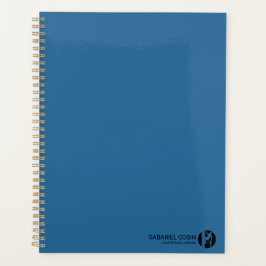 Minimalistische Blauwdruk Lijnwerker Planner