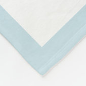 Minimalistische Blauwe 1e Moederdag Aangepaste Aan Fleece Deken (Hoek)