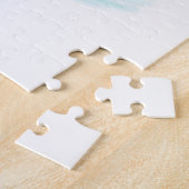 Minimalistische Blauwe 1e Moederdag Aangepaste Aan Legpuzzel (Zijkant)