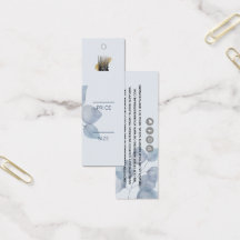 Minimalistische blauwe botanische kleding swing pr