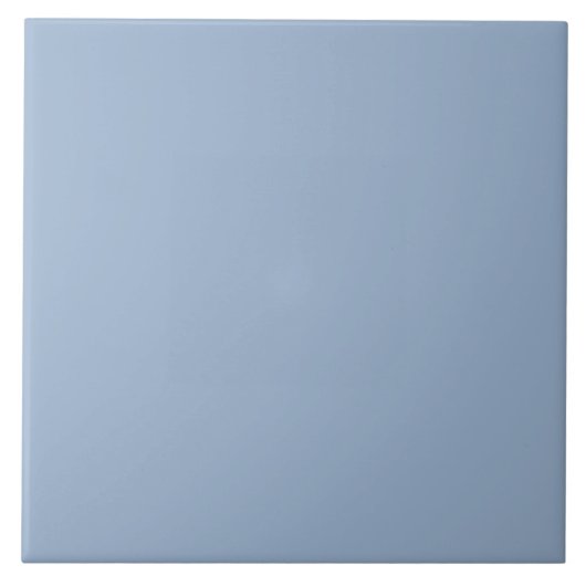 Minimalistische blauwe effen kleur tegeltje (Voorkant)