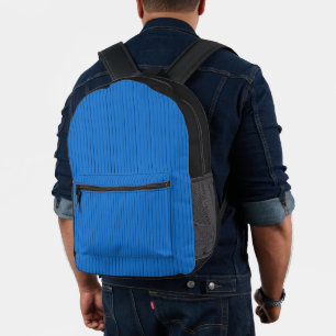 Minimalistische Blauwe Geometrische Aangepaste Naa Bedrukte Rugzak