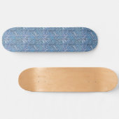 Minimalistische Blauwe Golf Persoonlijk Skateboard (Horizontaal)
