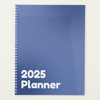Minimalistische blauwe gradiënt 2025 planner