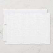 Minimalistische blauwe rand notitiekaart briefpapi (Achterkant)