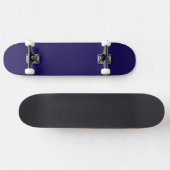 Minimalistische Blauwe Skateboard | Moderne Koele (Horizontaal)