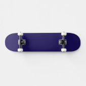 Minimalistische Blauwe Skateboard | Moderne Koele (Horizontaal)