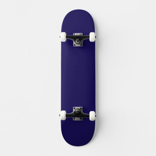 Minimalistische Blauwe Skateboard | Moderne Koele (Voorkant)