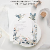 Minimalistische Blauwe Tekst Achtergrond voor Vell Kaart