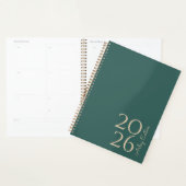 Minimalistische Blauwgroen Persoonlijke Maand Planner (Display)