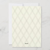 Minimalistische Bleek Geel & Goud Vrolijke Kerst K Feestdagenkaart (Achterkant)