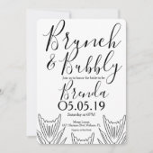 Minimalistische bloem botanische bloemlijn kunst b kaart (Voorkant)