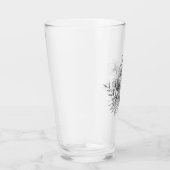 Minimalistische bloemboeket glas (Rechts)