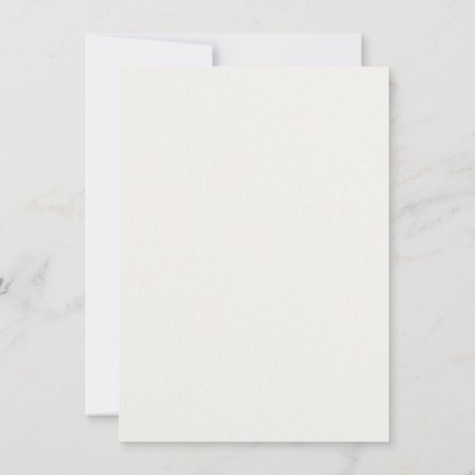 Minimalistische bloemen Elegante bruiloft uitnodig Bedankkaart (Achterkant)