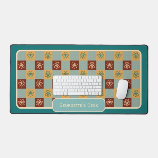 Minimalistische bloemen - Gecontroleerd in Fading Bureaumat (Keyboard & Muis)