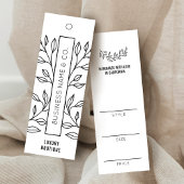 Minimalistische Bloemen Kleding Boutique Prijs Lab Mini Visitekaartje