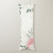 Minimalistische bloemen lichaamskussen (Voorkant Verticaal)